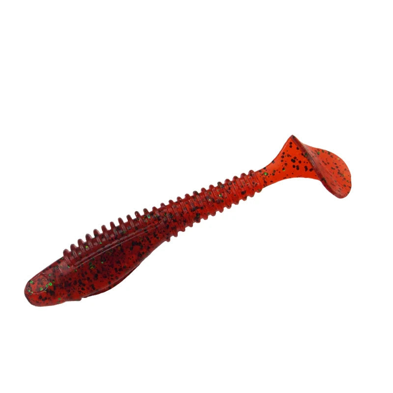 Pack de 6 Leurres Souples Kes Fishing SN100 – 4 pouces / 7,5 g