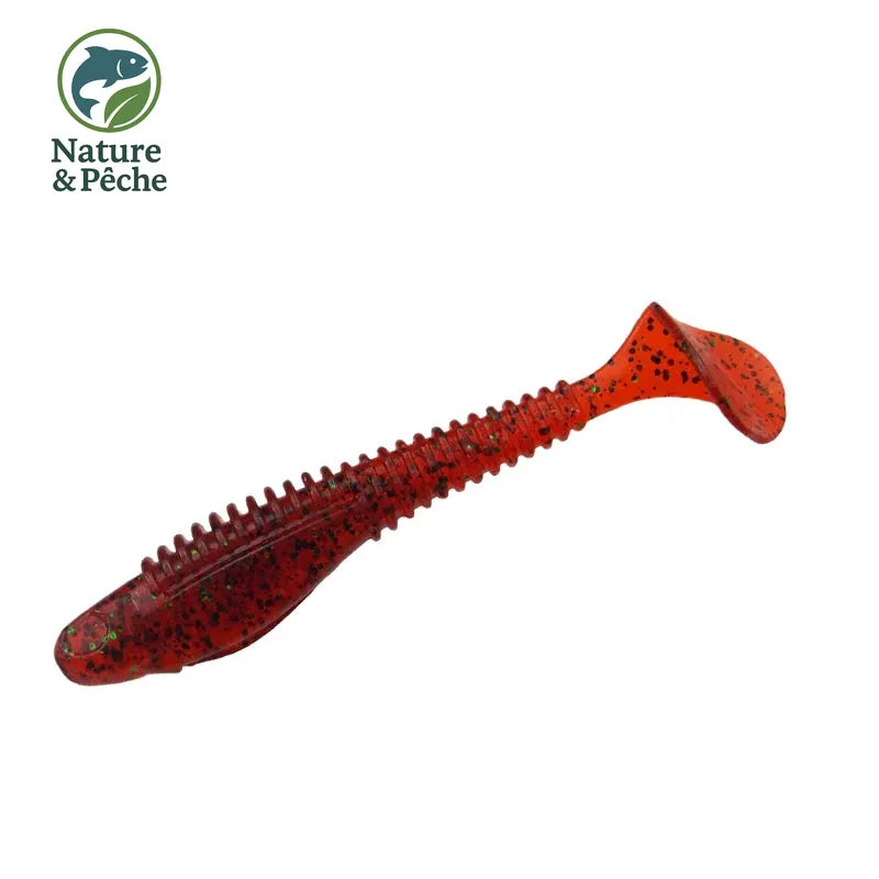 Pack de 6 Leurres Souples Kes Fishing SN100 – 4 pouces / 7,5 g