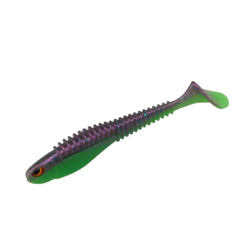 Pack de 6 Leurres Souples Kes Fishing SN100 – 4 pouces / 7,5 g