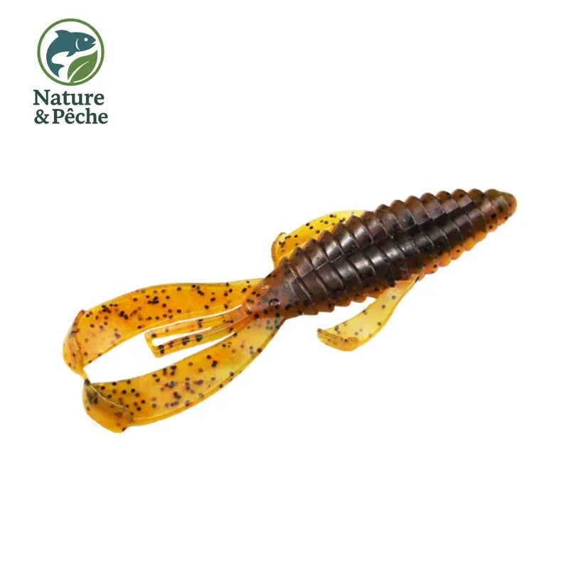 Pack de 6 Leurres Souples Kes Fishing RB100 – 4 pouces / 8,2 g