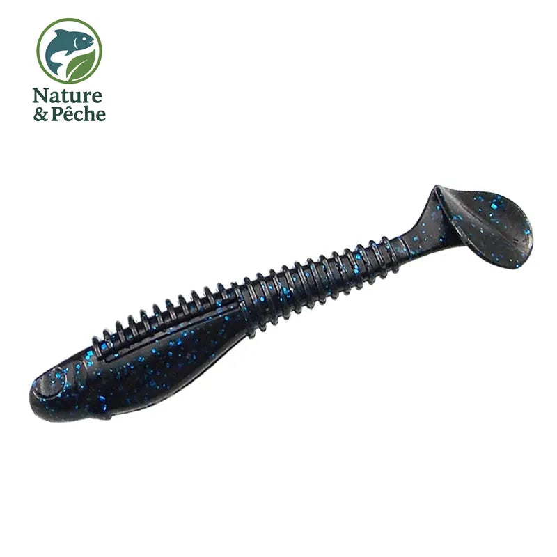 Pack de 6 Leurres Souples Kes Fishing SN100 – 4 pouces / 7,5 g