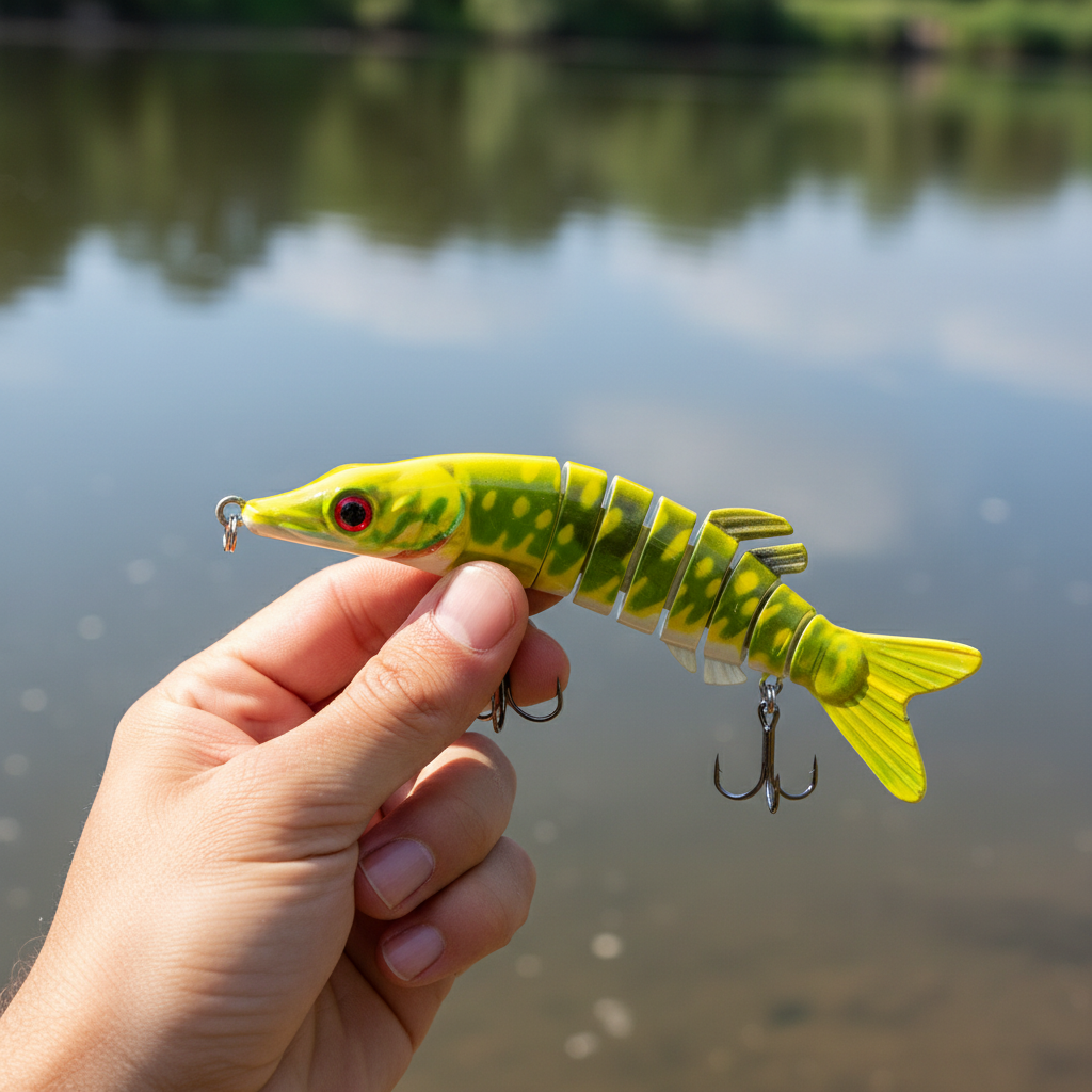 Swimbait Articulé 12,5 cm – Leurre Dur articulé pour Brochet & Carnassiers coloris au choix