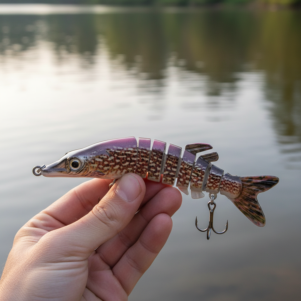 Swimbait Articulé 12,5 cm – Leurre Dur articulé pour Brochet & Carnassiers coloris au choix