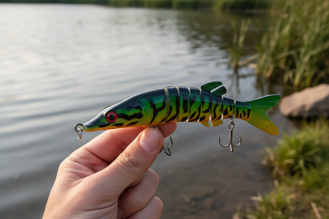 Swimbait Articulé 12,5 cm – Leurre Dur articulé pour Brochet & Carnassiers coloris au choix