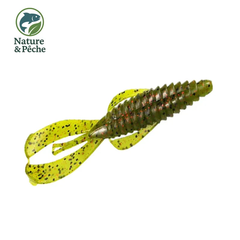 Pack de 6 Leurres Souples Kes Fishing RB100 – 4 pouces / 8,2 g