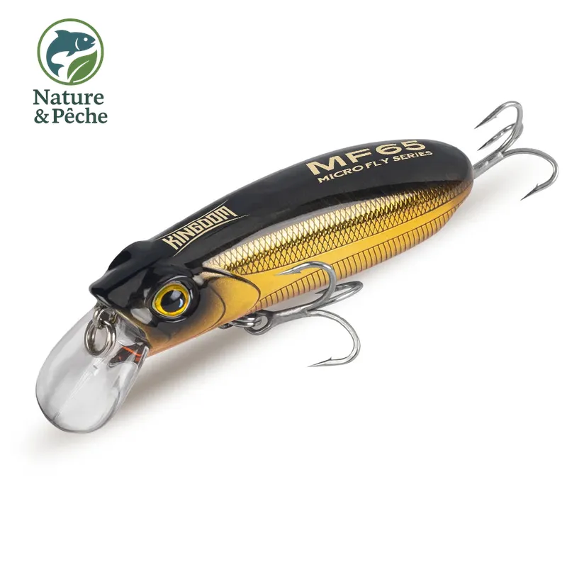Leurre minnow KINGDOM 45–65 mm – flottant & coulant, long casting, spécial truite, perche & bar