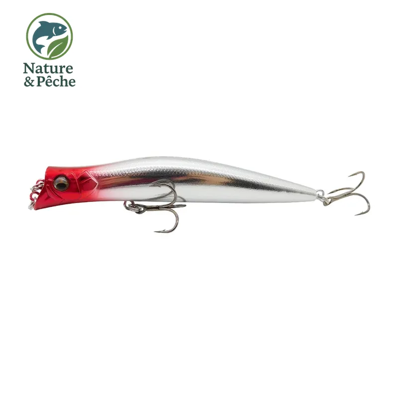 Leurre topwater KES Fishing DW0019 – 100 mm / 9.5 g, 0–0.2 m, stickbait flottant pour brochet, perche & black bass