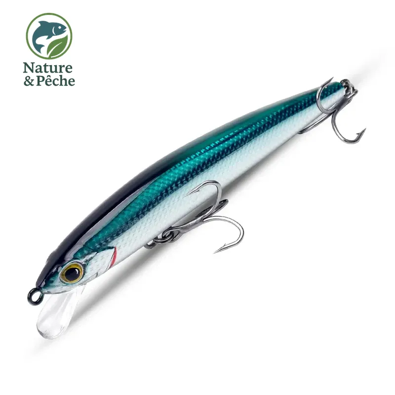 Leurre minnow suspending KINGDOM – 80, 95 & 110 mm, idéal brochet & bar, action réaliste
