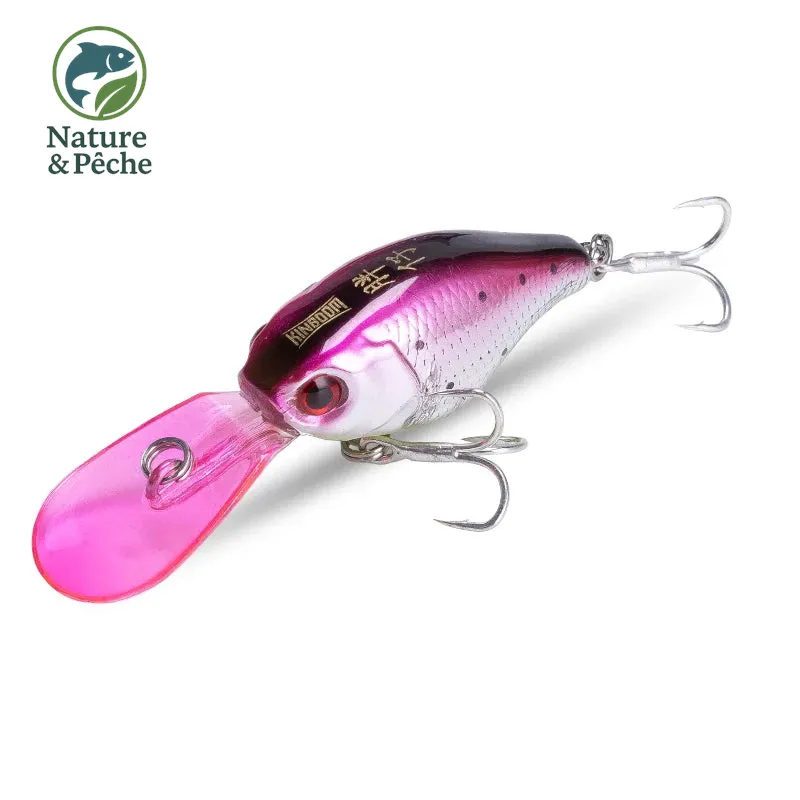 Leurre minnow KINGDOM 50 mm – 5 g, slow sinking, nage serrée pour truite, perche et petits carnassiers