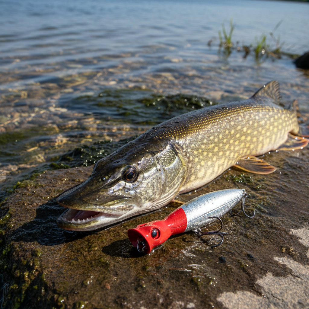 Pack Intermédiaire Brochet – 4 Leurres Sélection Nature & Pêche