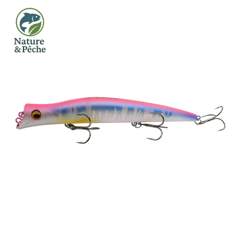 Stickbait topwater KES Fishing DW0020 – 130 mm / 17.5 g, leurre de surface pour brochet, bar & black bass