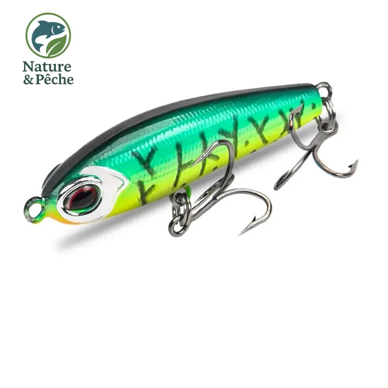 Leurre pencil KINGDOM 40 mm – 4 g slow sinking, nage vibrante réaliste pour truite, perche et bass