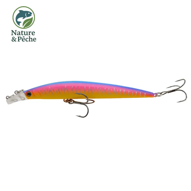 Minnow KES Fishing 112D – 120 mm / 10 g, flottant, leurre dur polyvalent pour brochet, sandre & bar