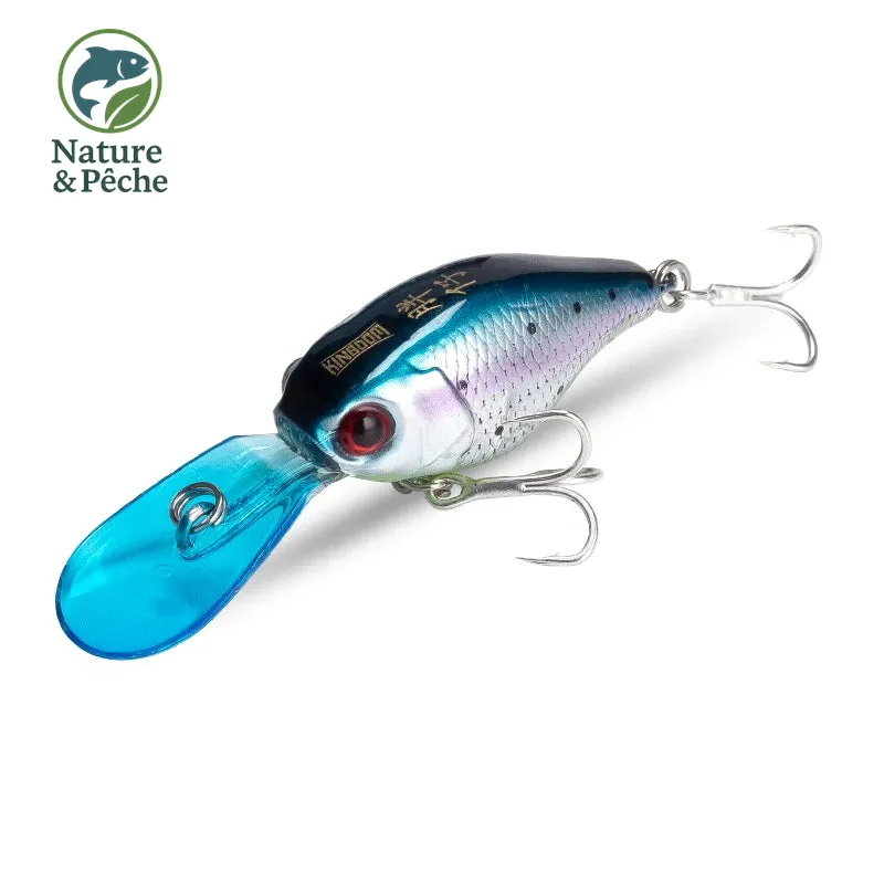 Leurre minnow KINGDOM 50 mm – 5 g, slow sinking, nage serrée pour truite, perche et petits carnassiers