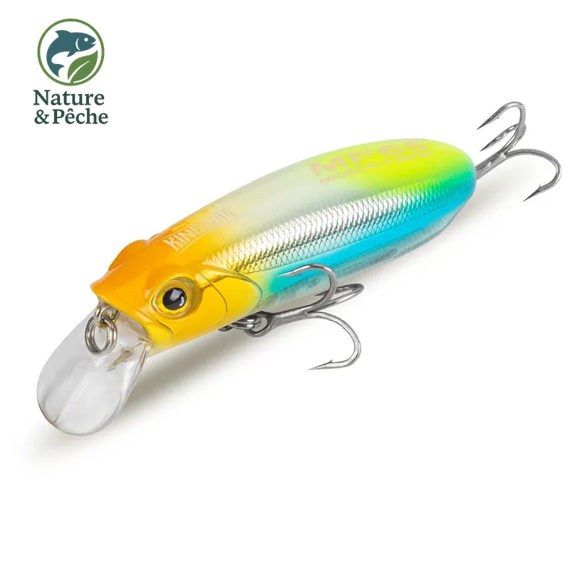 Leurre minnow KINGDOM 45–65 mm – flottant & coulant, long casting, spécial truite, perche & bar