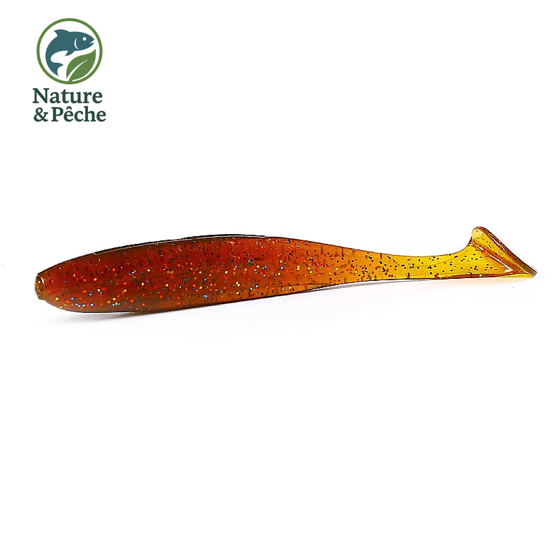 Leurre Souple Shad à Queue en T – Plusieurs Tailles – Eau Douce & Estuaire