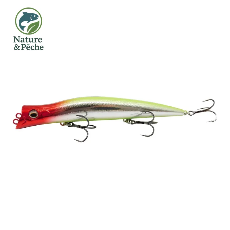 Leurre topwater KES Fishing DW0019 – 100 mm / 9.5 g, 0–0.2 m, stickbait flottant pour brochet, perche & black bass