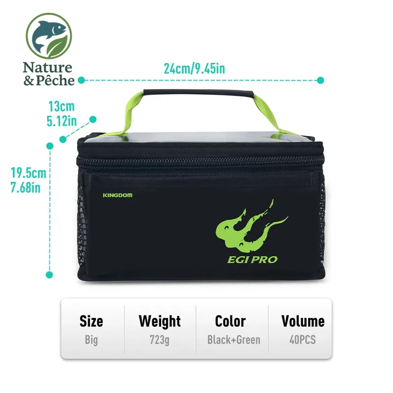 Boîte KINGDOM EGI Case – Rangement multi-tailles pour leurres, jigs, turluttes et accessoires