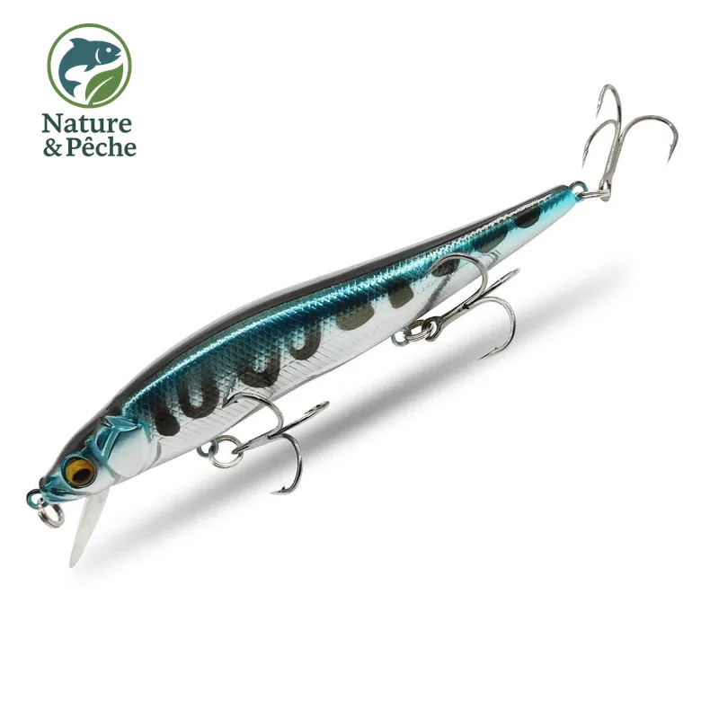Minnow KES Fishing BST-110D – 110 mm / 15 g, profondeur 0–3.5 m, leurre dur polyvalent carnassiers