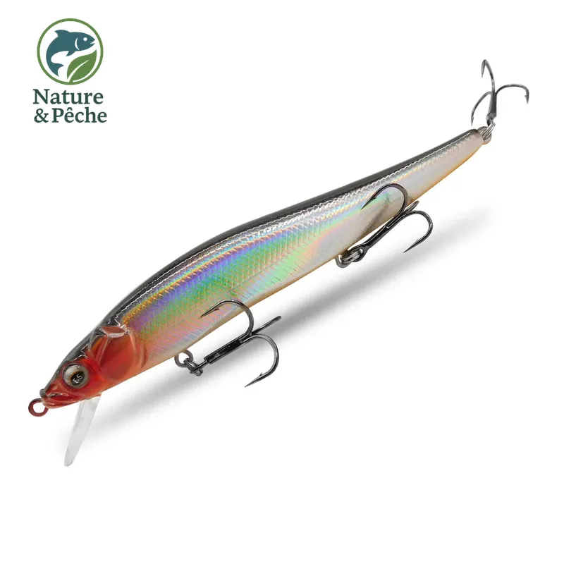 Minnow KES Fishing BST-110D – 110 mm / 15 g, profondeur 0–3.5 m, leurre dur polyvalent carnassiers