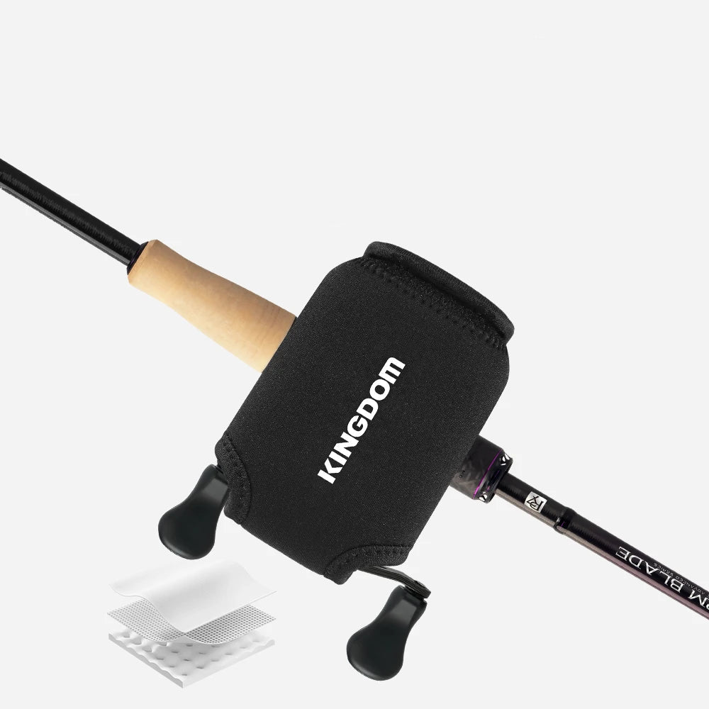 Housse de protection KINGDOM pour moulinet – Élastique, renforcée, pour spinning ou baitcasting