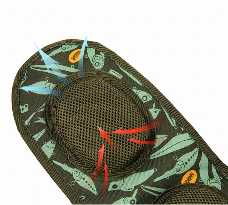 Sac de pêche KINGDOM 1000D – Sac banane waterproof grande capacité 31x18x16 cm