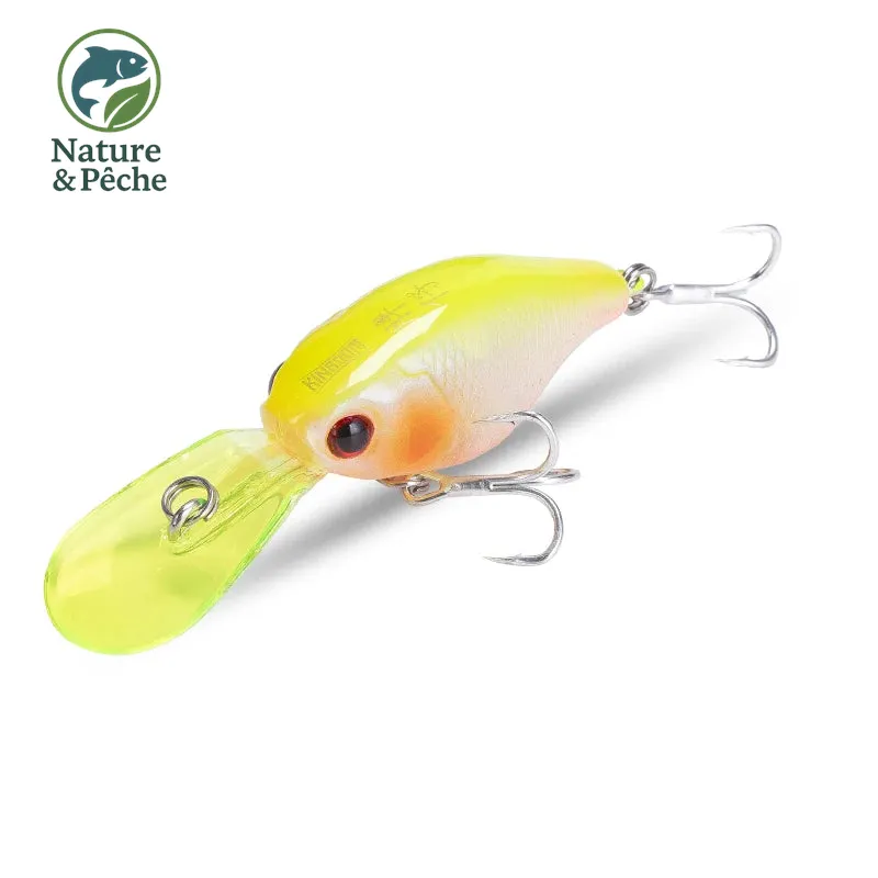 Leurre minnow KINGDOM 50 mm – 5 g, slow sinking, nage serrée pour truite, perche et petits carnassiers
