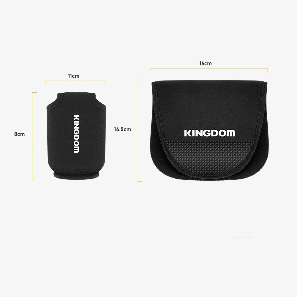 Housse de protection KINGDOM pour moulinet – Élastique, renforcée, pour spinning ou baitcasting