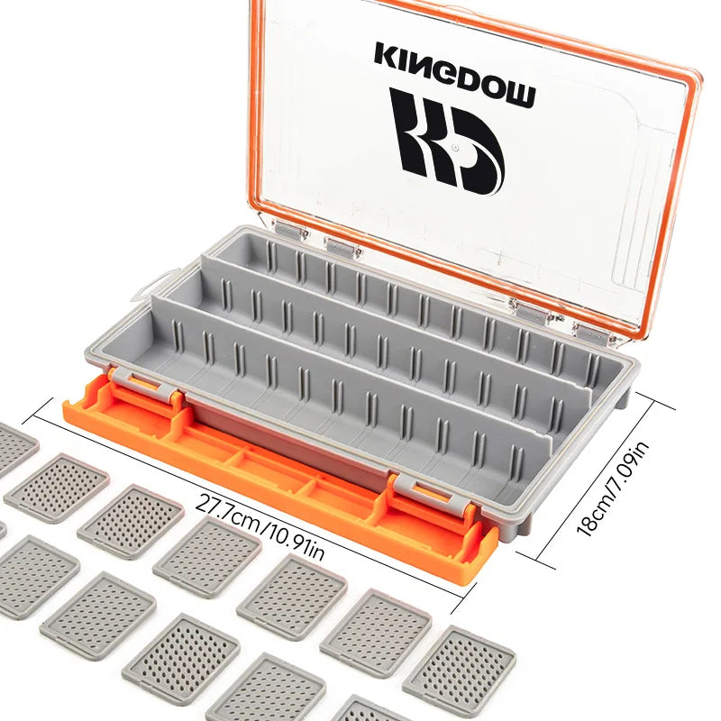 Boîte de pêche KINGDOM – Tackle box multifonction avec séparateurs amovibles, 2 tailles disponibles