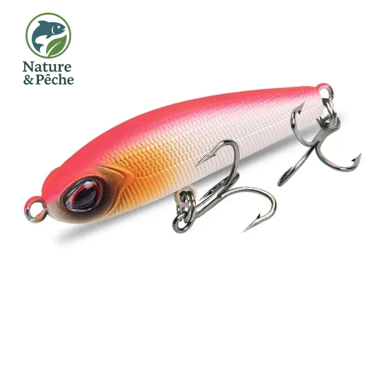 Leurre pencil KINGDOM 40 mm – 4 g slow sinking, nage vibrante réaliste pour truite, perche et bass