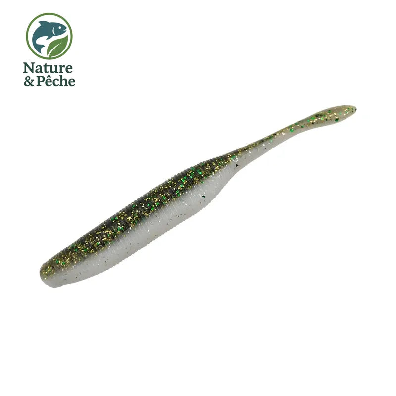 Leurre Souple Kes Fishing BSL-DS125 – 12,5 cm – Pack de 5 – Shad Puissant & Aromatisé