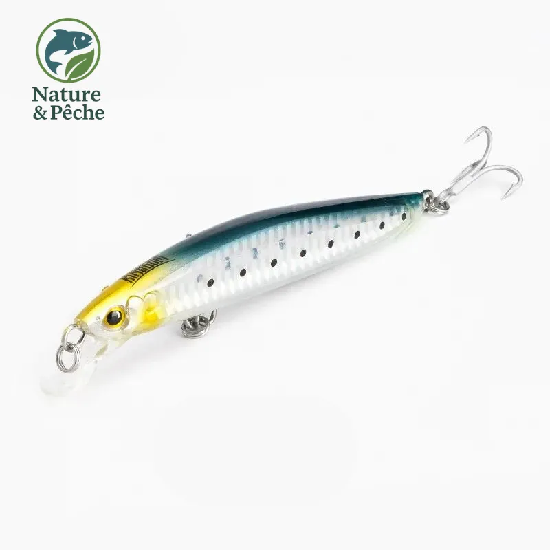 Leurre mer KINGDOM Minnow 120–130 mm – 23/30 g flottant, spécial bar & carnassiers marins