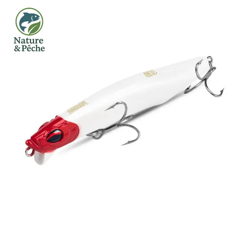 Leurre pencil sinking KINGDOM 70 à 95 mm – nage vibrante, longue portée, pour carnassiers en eau douce ou salée