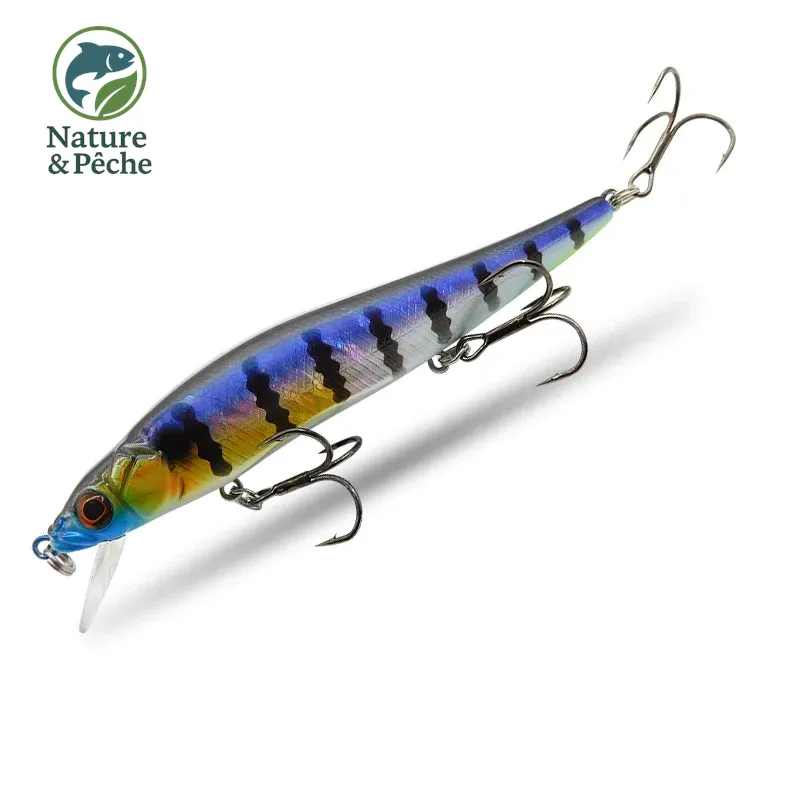 Minnow KES Fishing BST-110D – 110 mm / 15 g, profondeur 0–3.5 m, leurre dur polyvalent carnassiers