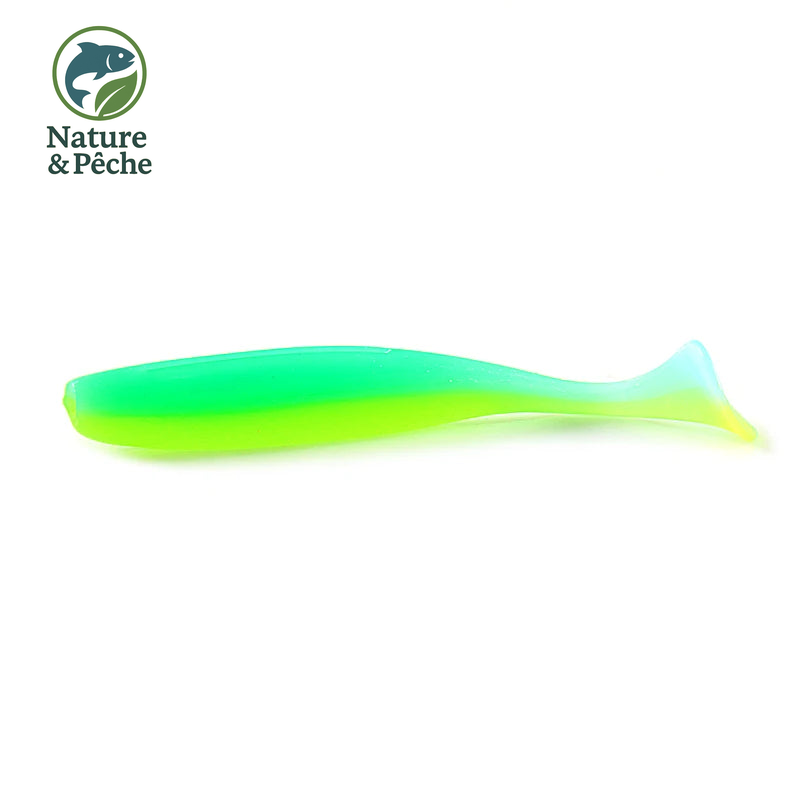 Leurre Souple Shad à Queue en T – Plusieurs Tailles – Eau Douce & Estuaire