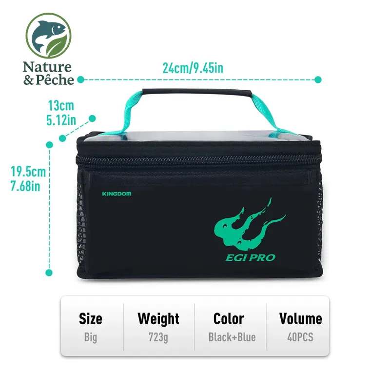 Boîte KINGDOM EGI Case – Rangement multi-tailles pour leurres, jigs, turluttes et accessoires