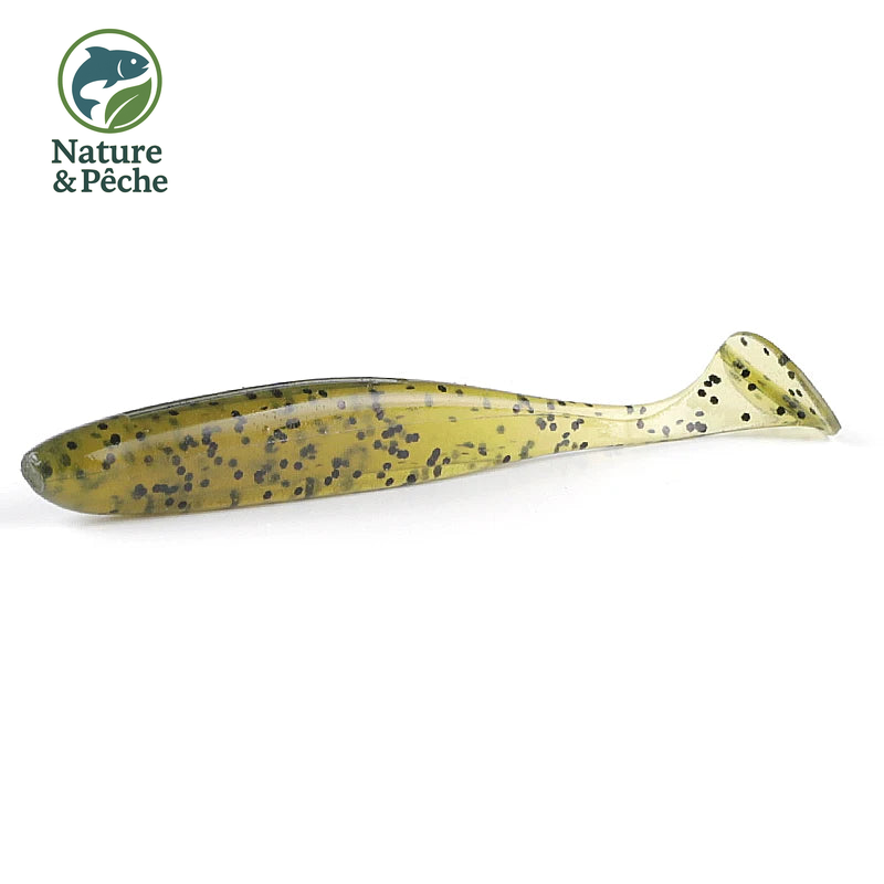 Leurre Souple Shad à Queue en T – Plusieurs Tailles – Eau Douce & Estuaire