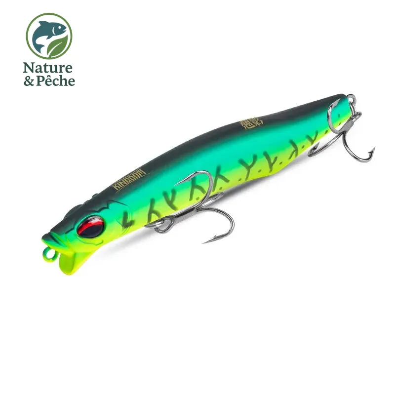 Leurre pencil sinking KINGDOM 70 à 95 mm – nage vibrante, longue portée, pour carnassiers en eau douce ou salée