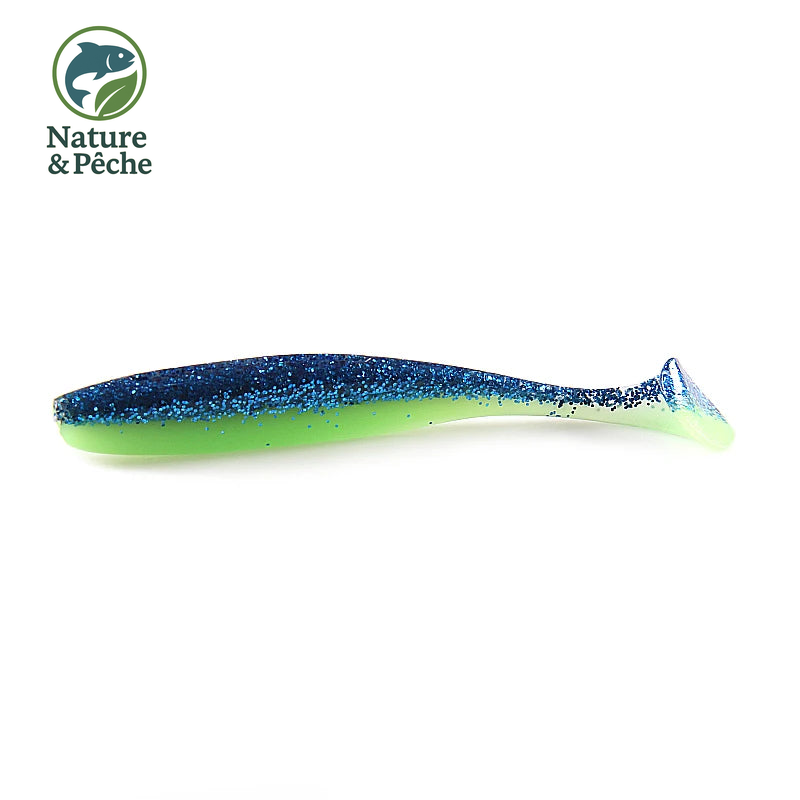 Leurre Souple Shad à Queue en T – Plusieurs Tailles – Eau Douce & Estuaire