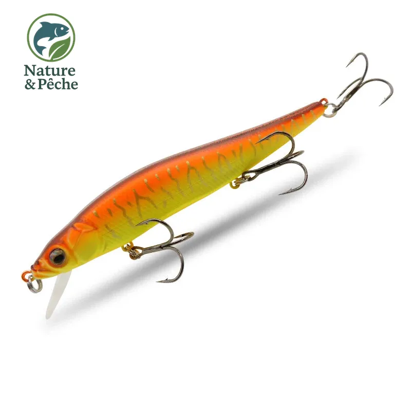 Minnow KES Fishing BST-110D – 110 mm / 15 g, profondeur 0–3.5 m, leurre dur polyvalent carnassiers