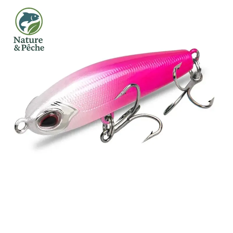 Leurre pencil KINGDOM 40 mm – 4 g slow sinking, nage vibrante réaliste pour truite, perche et bass