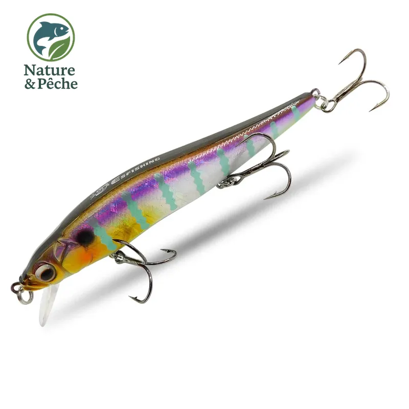 Minnow KES Fishing BST-110D – 110 mm / 15 g, profondeur 0–3.5 m, leurre dur polyvalent carnassiers