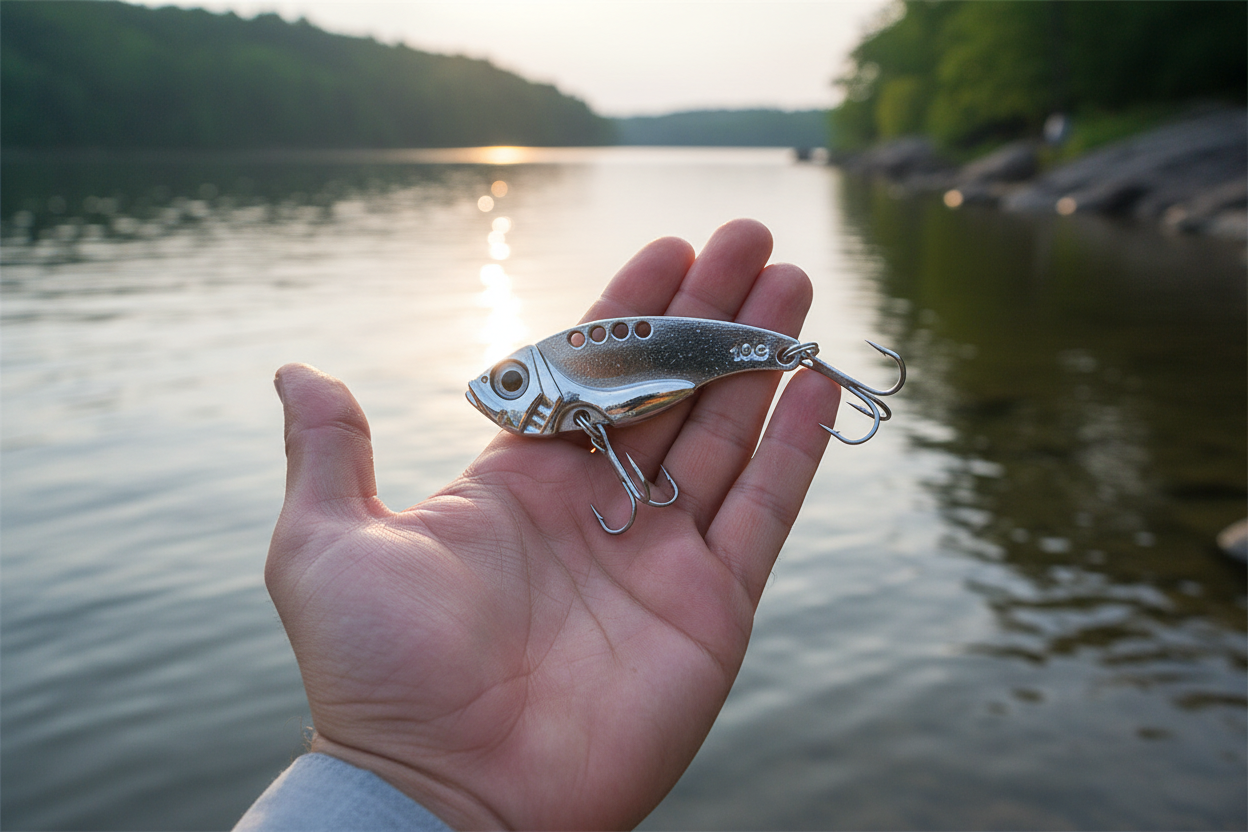 Leurre Métal VIB 5,5 cm – 15 g | Vibration Sinking Carnassiers coloris au choix