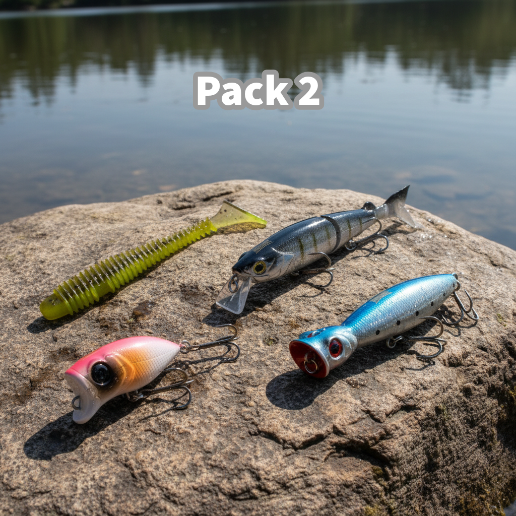 Pack Intermédiaire Brochet – 4 Leurres KINGDOM pour Progresser