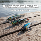 Pack Débutant Brochet – 3 Leurres Sélection Nature & Pêche