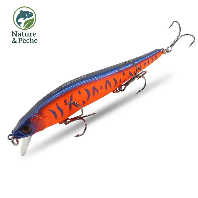 Minnow KES Fishing BST-110D – 110 mm / 15 g, profondeur 0–3.5 m, leurre dur polyvalent carnassiers