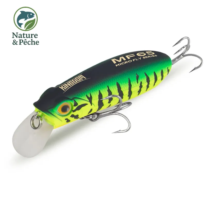 Leurre minnow KINGDOM 45–65 mm – flottant & coulant, long casting, spécial truite, perche & bar
