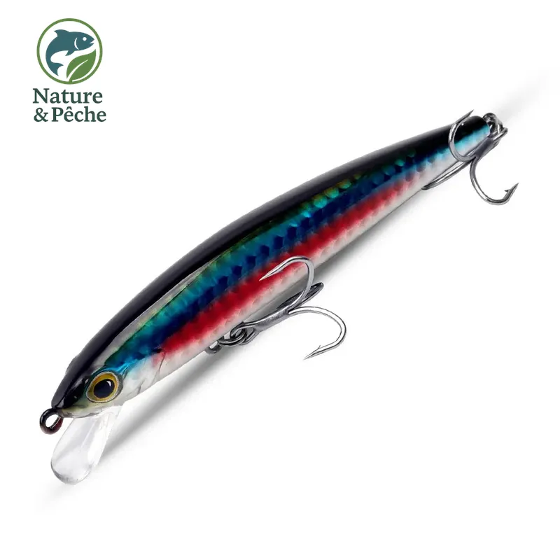 Leurre minnow suspending KINGDOM – 80, 95 & 110 mm, idéal brochet & bar, action réaliste