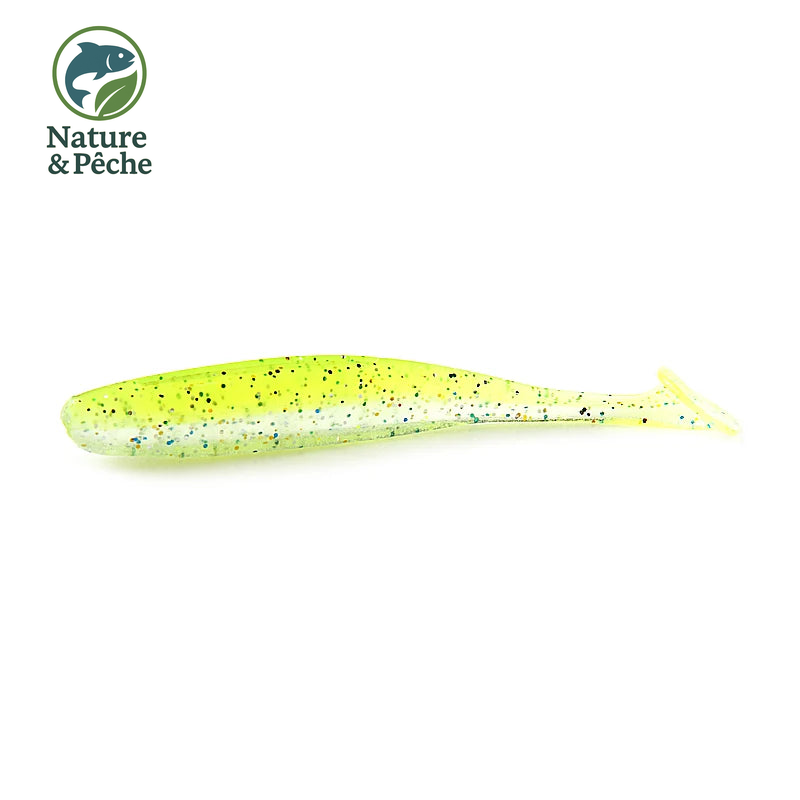 Leurre Souple Shad à Queue en T – Plusieurs Tailles – Eau Douce & Estuaire