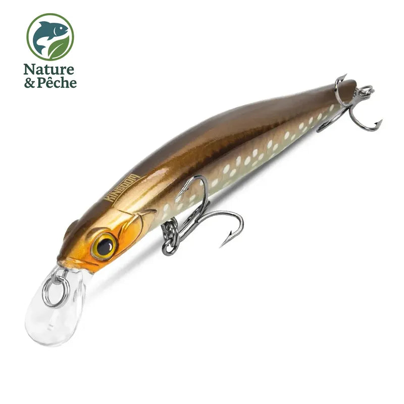 Leurre KINGDOM Minnow Coulant – Jerkbait Vibrant 60 à 105 mm